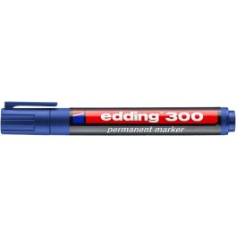   Alkoholos marker, 1,5-3 mm, kúpos, EDDING "300", kék