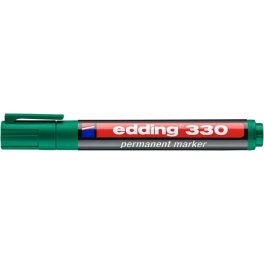   Alkoholos marker, 1-5 mm, vágott, EDDING "330", zöld