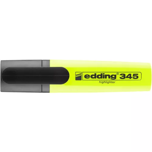 Szövegkiemelő, 2-5 mm, EDDING "345", sárga
