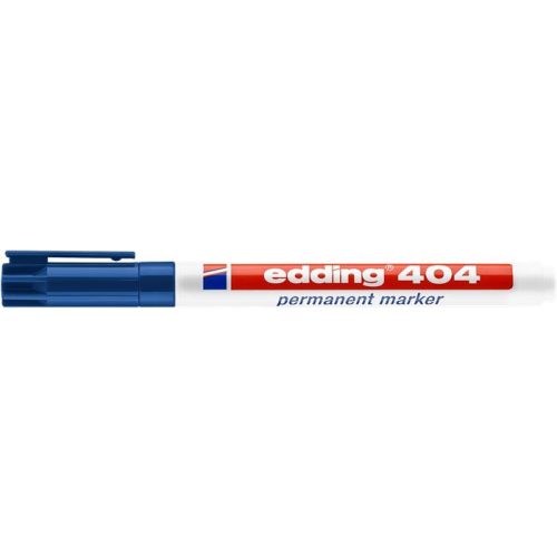 Alkoholos marker, 0,75 mm, kúpos, EDDING "404", kék