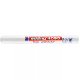   Krétamarker, 2-3 mm, kúpos, EDDING "4095", fehér