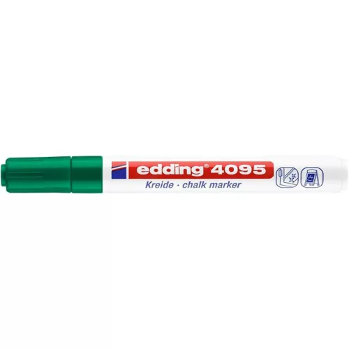 Krétamarker, 2-3 mm, kúpos, EDDING "4095", zöld