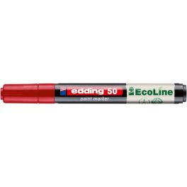 Lakkmarker, 2-3 mm, EDDING "50", piros