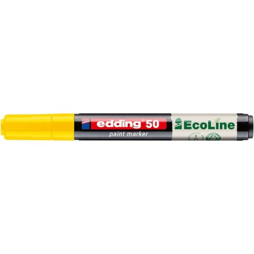 Lakkmarker, 2-3 mm, EDDING "50", sárga