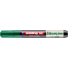 Lakkmarker, 2-3 mm, EDDING "50", zöld