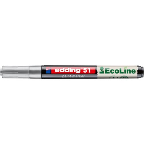 Lakkmarker, 1-2 mm, EDDING "51", ezüst