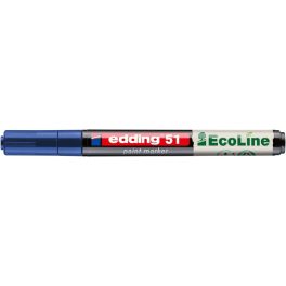 Lakkmarker, 1-2 mm, EDDING "51", kék