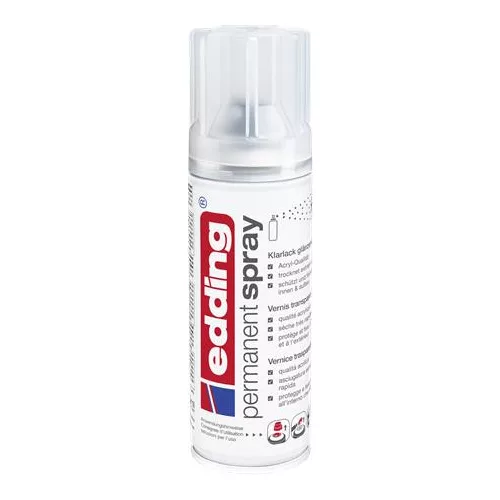 Lakk spray, 200 ml, EDDING "5200", magasfényű