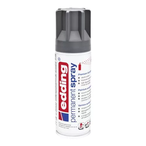 Akrilfesték spray, 200 ml, EDDING "5200", matt antracit