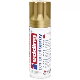   Akrilfesték spray, 200 ml, EDDING "5200", matt arany