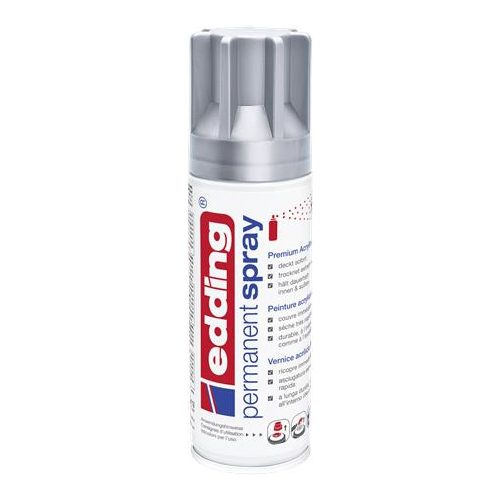 Akrilfesték spray, 200 ml, EDDING "5200", matt ezüst