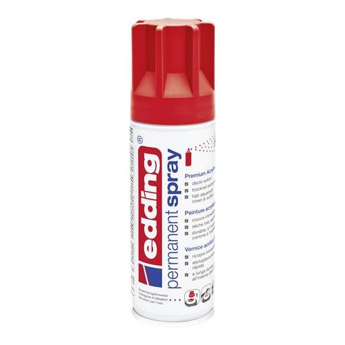Akrilfesték spray, 200 ml, EDDING "5200", matt piros