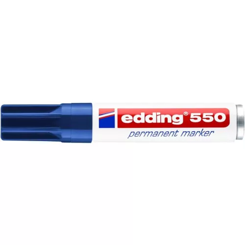 Alkoholos marker, 3-4 mm, EDDING "550", kék