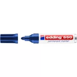 Alkoholos marker, 3-4 mm, EDDING "550", kék