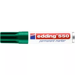 Alkoholos marker, 3-4 mm, EDDING "550", zöld