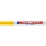 Lakkmarker, 2-4 mm, EDDING "750", sárga