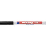 Lakkmarker, 1-2 mm, EDDING "751", fekete