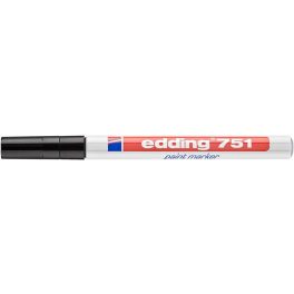 Lakkmarker, 1-2 mm, EDDING "751", fekete
