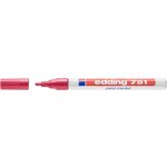Lakkmarker, 1-2 mm, EDDING "751", piros