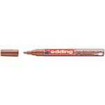 Lakkmarker, 1-2 mm, EDDING "751", vörösréz