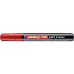 Lakkmarker, 2-3 mm, EDDING "790", piros