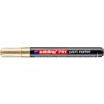 Lakkmarker, 1-2 mm, EDDING "791", arany