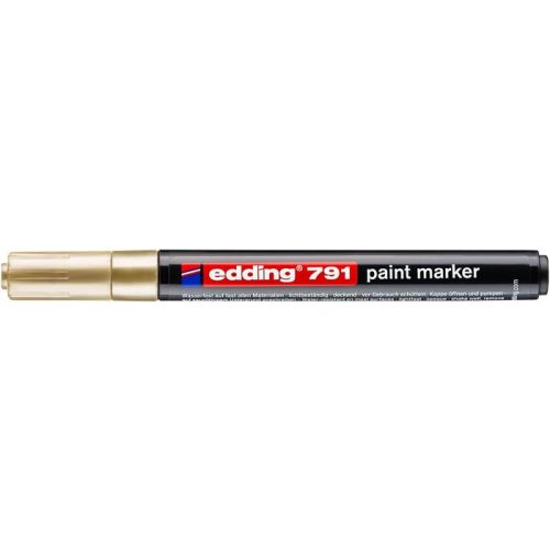 Lakkmarker, 1-2 mm, EDDING "791", arany