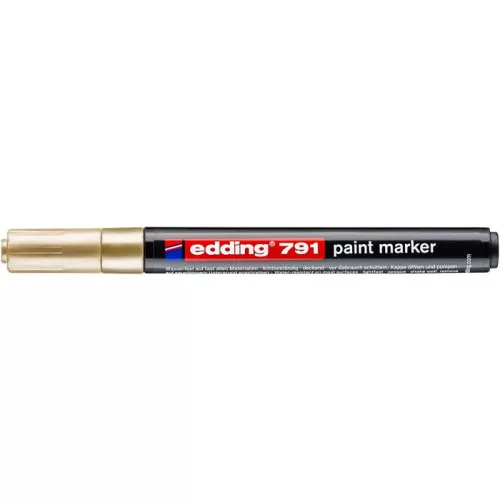 Lakkmarker, 1-2 mm, EDDING "791", arany