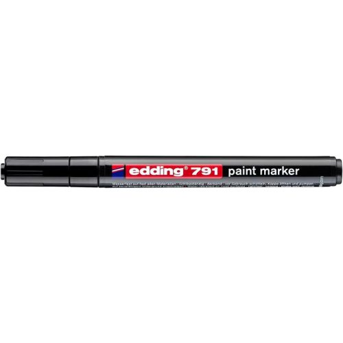 Lakkmarker, 1-2 mm, EDDING "791", fekete
