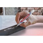 Alkoholos marker, 1-3 mm, kúpos, ipari, EDDING "8046", fehér