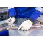 Alkoholos marker, 1-3 mm, kúpos, ipari, EDDING "8046", fehér