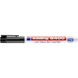  Alkoholos marker, CD/DVD, 0,5-1 mm, EDDING "8400", fekete