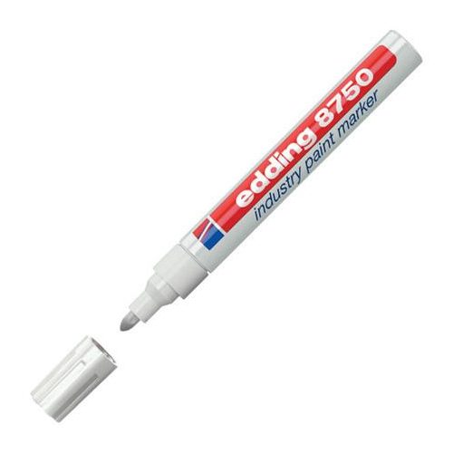 Lakkmarker, 2-4 mm, EDDING, "8750", fehér