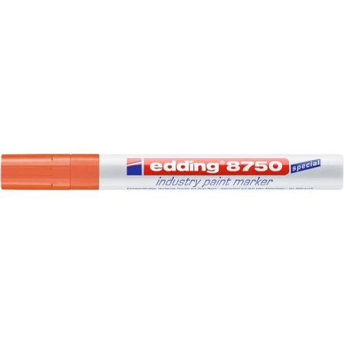 Lakkmarker, 2-4 mm, EDDING, "8750", narancssárga