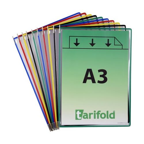 Bemutatótábla, A3, acélkeretes, álló, DJOIS, vegyes színek