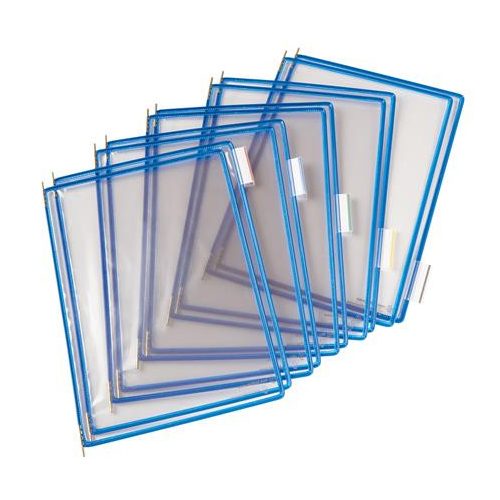 Bemutatótábla, A3, acélkeretes, álló, DJOIS, kék