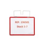 Logisztikai zseb, erősített, A5, fekvő, DJOIS, piros