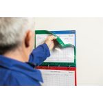 Mágneses lefűzőcsík, fém, 4 gyűrűs, DJOIS