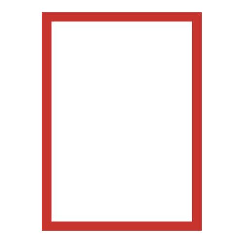 Bemutató keret, mágneses, A4, DJOIS "Magneto PRO", piros