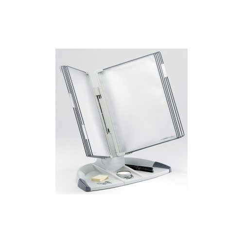 Bemutatótábla tartó bővítő készlet, asztali, A4, 10 férőhelyes, DJOIS "T-office", kék