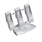 Bemutatótábla tartó bővítő készlet, asztali, A4, 10 férőhelyes, DJOIS "T-office", kék