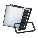 Bemutatótábla tartó, asztali, A4, 10 db bemutatótáblával, DJOIS "Veo", ezüst-fekete