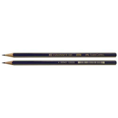 Grafitceruza, 2B, hatszögletű, FABER-CASTELL "Goldfaber"