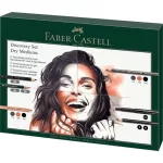 Ceruza készlet, száraz technikákhoz, FABER-CASTELL "Discovery set", 17 db-os szett