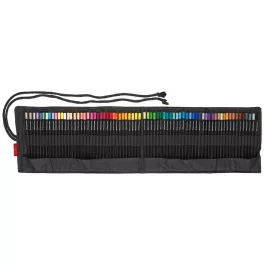   Színesceruza készlet, háromszögletű, FABER-CASTELL "Black Edition", 72 különböző szín