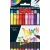 Ecsetirón készlet, FABER-CASTELL "Black Edition", 20 különböző szín