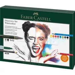   Készlet akvarell technikához, FABER-CASTELL "Discovery Set Albrecht Dürer", 12 db-os szett