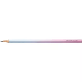   Grafitceruza, B, háromszögletű, FABER-CASTELL "Flow", rózsa-égkék