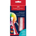 Tempera készlet, tubusos, 3x7,5 ml, FABER-CASTELL, fehér