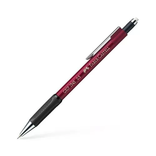 Nyomósirón, 0,5 mm, FABER-CASTELL "Grip 1345", piros